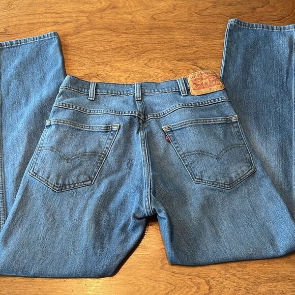 Levi's Blue Straight Jeans Classic Style - Picture 5 of 8